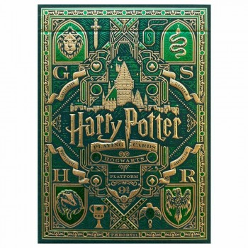 Harry Potter Slytherin Žalios Theory11 žaidimo kortos
